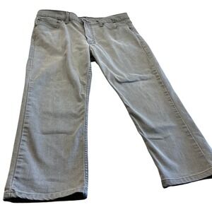 Levi's 511 Slim Fit‎ Grey Denim Jeans W38 L30 WaterLess Stretch Mens